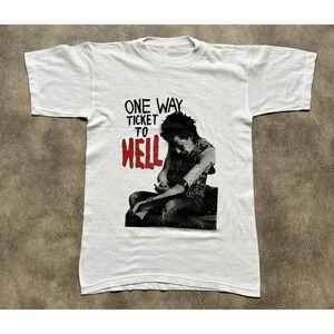 Sid Vicious Sex Pistols One Way Ticket To Hell T Shirt